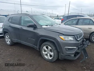 2018 Jeep Compass Altitude with VIN 3C4NJDBB5JT155317, listed as a IAAI auction lot 41888562 with 93,299 mi miles and . Bid and sale history available at carsss.com. Image 1.