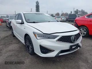 2020 Acura ILX w/Premium/A-SPEC Pkg with VIN 19UDE2F85LA000362, listed as a IAAI auction lot 41150245 with 47,015 mi miles. Bid and sale history available at carsss.com. Image 1.