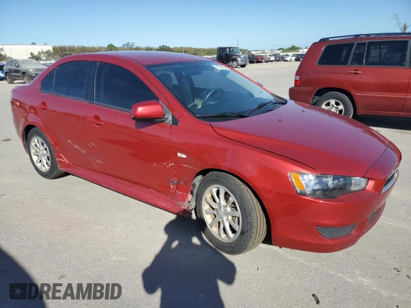 2012 Mitsubishi Lancer ES with VIN JA32U2FU6CU030490, listed as a Copart auction lot 81309004 with 65,031 mi miles and Salvage Title. Bid and sale history available at DreamBid. Image 4.
