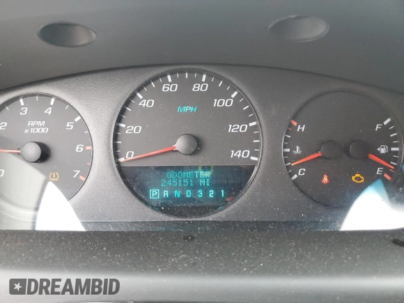 2008 Chevrolet Impala LS with VIN 2G1WB58K281286725, listed as a Copart auction lot 59315925 with 245,151 mi miles and Salvage title. Bid and sale history available at DreamBid. Image 9.