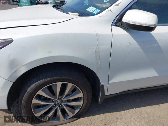 2016 Acura MDX w/Tech with VIN 5FRYD3H46GB007383, listed as a IAAI auction lot 42101738 with 150,207 mi miles. Bid and sale history available at carsss.com. Image 18.