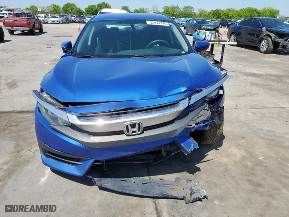 2017 Honda Civic Sedan LX with VIN 19XFC2F55HE044515, listed as a Copart auction lot 52411275 with 102,750 mi miles and Salvage Title. Bid and sale history available at carsss.com. Image 5.