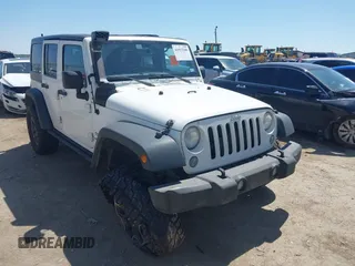 2014 Jeep Wrangler Unlimited Sport with VIN 1C4BJWDG1EL121190, listed as a IAAI auction lot 41913348 with 162,066 mi miles and . Bid and sale history available at DreamBid. Image 1.