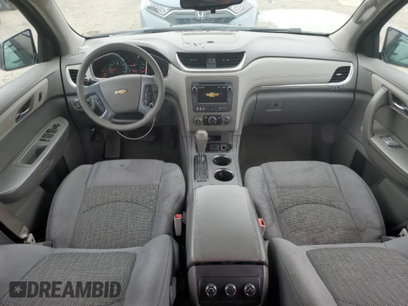 2017 Chevrolet Traverse LS with VIN 1GNKRFED0HJ274650, listed as a Copart auction lot 62949885 with 138,043 mi miles and Salvage title. Bid and sale history available at DreamBid. Image 8.