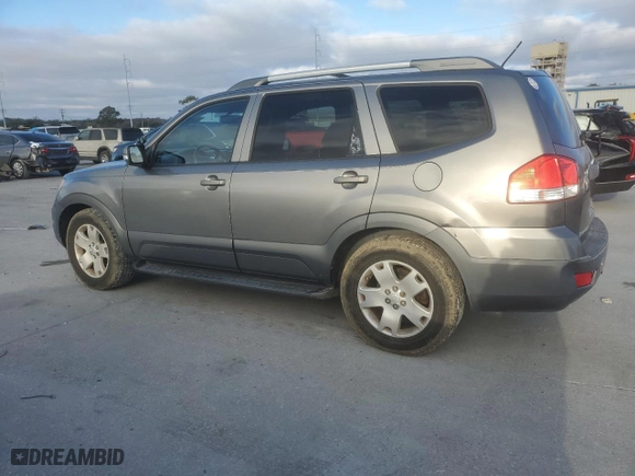 2009 Kia Borrego EX with VIN KNDJJ742995026585, listed as a Copart auction lot 86527134 with 203,848 mi miles and Clean Title. Bid and sale history available at carsss.com. Image 2.
