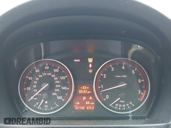 2011 BMW 3 Series 328i xDrive with VIN WBAPK7C58BF087877, listed as a IAAI auction lot 41250323 with 161,100 mi miles. Bid and sale history available at carsss.com. Image 7.