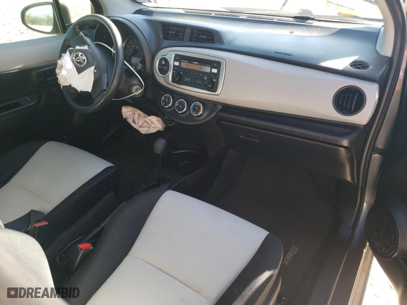 2012 Toyota Yaris L with VIN JTDJTUD3XCD529461, listed as a Copart auction lot 46808005 with 68,533 mi miles and Salvage Title. Bid and sale history available at carsss.com. Image 8.