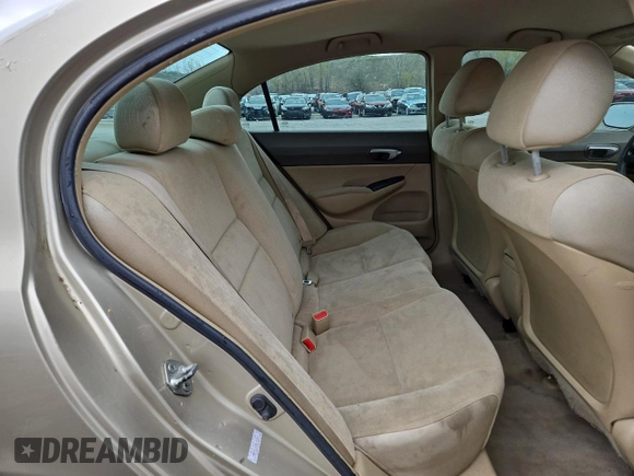 2008 Honda Civic LX with VIN 1HGFA16558L069651, listed as a Copart auction lot 54701515 with 169,910 mi miles and Clean Title. Bid and sale history available at DreamBid. Image 10.