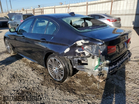 2020 BMW 5 Series 530e with VIN WBAJA9C01LCD78221, listed as a Copart auction lot 79264544 with 69,858 mi miles and Salvage Title. Bid and sale history available at DreamBid. Image 2.