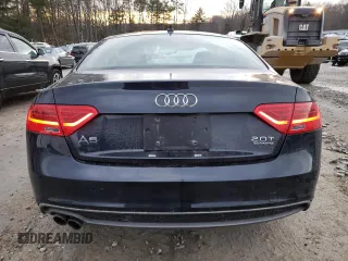2016 Audi A5 Premium Plus with VIN WAUM2AFR4GA022804, listed as a Copart auction lot 47579535 with 95,829 mi miles and Salvage Title. Bid and sale history available at carsss.com. Image 6.