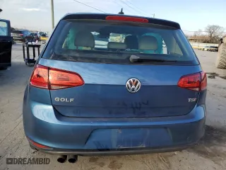 2015 Volkswagen Golf TSI S with VIN 3VW217AU6FM099720, listed as a Copart auction lot 43826593 with 51,295 mi miles. Bid and sale history available at carsss.com. Image 6.