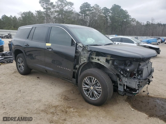 2024 Chevrolet Traverse FWD LS with VIN 1GNEREKS6RJ190750, listed as a Copart auction lot 44550345 with 5,515 mi miles and Clean Title. Bid and sale history available at carsss.com. Image 4.