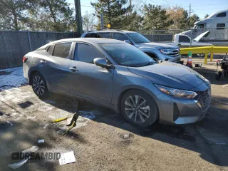 2024 Nissan Sentra SV with VIN 3N1AB8CVXRY235273, listed as a Copart auction lot 88547095 with 20,427 mi miles and Salvage Title. Bid and sale history available at DreamBid. Image 4.