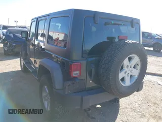 2015 Jeep Wrangler Unlimited Sport with VIN 1C4BJWDG5FL745673, listed as a IAAI auction lot 41681043 with 97,605 mi miles and . Bid and sale history available at DreamBid. Image 3.