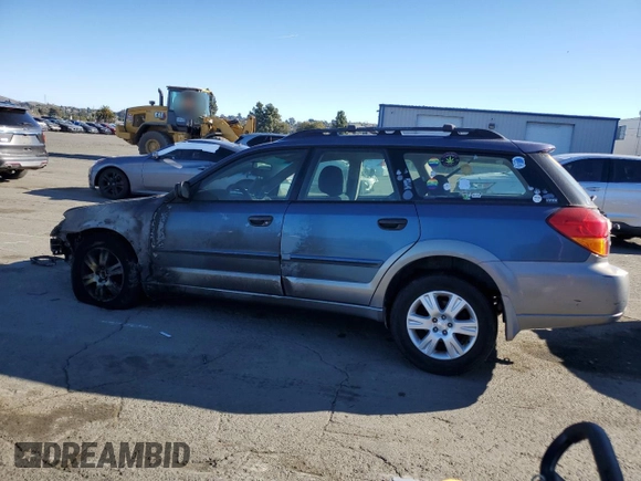 2005 Subaru Legacy Outback with VIN 4S4BP61CX57354702, listed as a Copart auction lot 41878655 with Not provided miles and Non repairable. Bid and sale history available at DreamBid. Image 2.