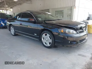 2006 Chevrolet Monte Carlo SS with VIN 2G1WL16C569201375, listed as a IAAI auction lot 42392939 with 115,599 mi miles and . Bid and sale history available at DreamBid. Image 1.