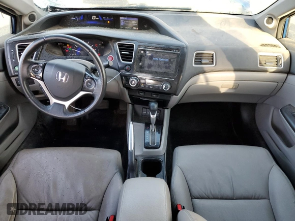 2015 Honda Civic Sedan EX-L with VIN 19XFB2F91FE211245, listed as a Copart auction lot 44767465 with 85,477 mi miles and Salvage Title. Bid and sale history available at carsss.com. Image 8.