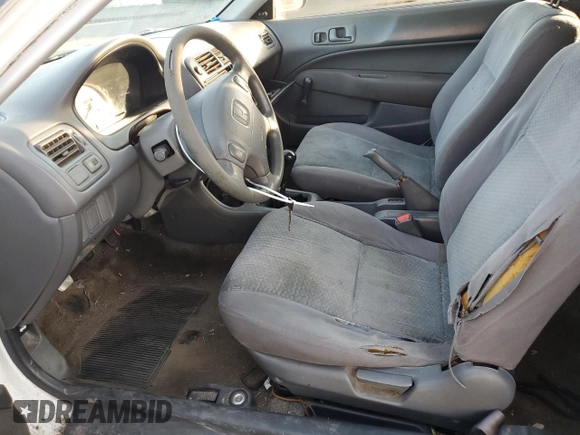 1996 Honda Civic DX with VIN 1HGEJ6121TL075199, listed as a Copart auction lot 89341435 with 320,621 mi miles and Salvage Title. Bid and sale history available at carsss.com. Image 7.