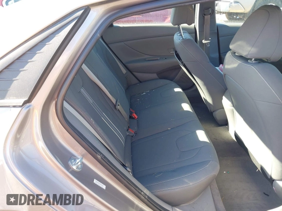 2023 Hyundai Elantra SEL with VIN KMHLM4AG6PU604588, listed as a IAAI auction lot 42045957 with 11,511 mi miles and . Bid and sale history available at DreamBid. Image 8.