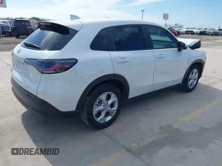 2024 Honda HR-V LX with VIN 3CZRZ1H36RM755403, listed as a IAAI auction lot 41677580 with 15,392 mi miles. Bid and sale history available at carsss.com. Image 4.