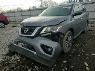 2018 Nissan Pathfinder SV with VIN 5N1DR2MNXJC629821, listed as a Copart auction lot 51023465 with 64,270 mi miles and Salvage Title. Bid and sale history available at carsss.com. Image 12.