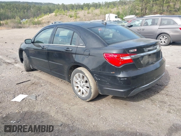 2013 Chrysler 200 LX with VIN 1C3CCBAB7DN568548, listed as a IAAI auction lot 41922392 with 173,255 mi miles. Bid and sale history available at carsss.com. Image 3.