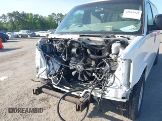 2014 Chevrolet Express Cargo Van with VIN 1GCSGAFX2E1151373, listed as a IAAI auction lot 42045528 with 123,718 mi miles. Bid and sale history available at carsss.com. Image 6.