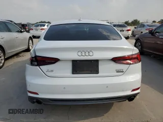 2018 Audi A5 Sportback Premium Plus with VIN WAUENCF57JA058238, listed as a Copart auction lot 56822873 with 86,782 mi miles. Bid and sale history available at carsss.com. Image 6.