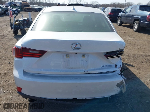 2015 Lexus IS 250 with VIN JTHBF1D23F5071504, listed as a IAAI auction lot 41791660 with 51,031 mi miles and . Bid and sale history available at carsss.com. Image 16.