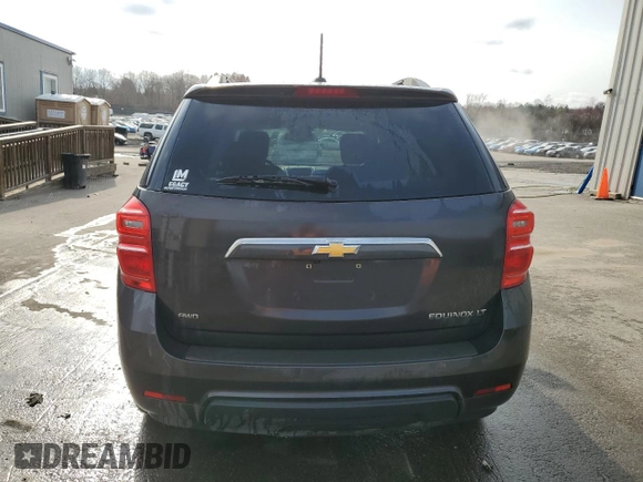2016 Chevrolet Equinox LT with VIN 2GNFLFEK2G6224541, listed as a Copart auction lot 52292745 with 92,636 mi miles and Salvage Title. Bid and sale history available at DreamBid. Image 6.