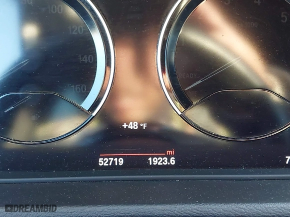 2019 BMW X1 sDrive28i with VIN WBXHU7C54K3H45462, listed as a IAAI auction lot 41209117 with 52,719 mi miles. Bid and sale history available at carsss.com. Image 15.