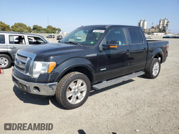 2012 Ford F-150 XL with VIN 1FTFW1ET2CFC59687, listed as a Copart auction lot 62725565 with 294,167 mi miles and Clean title. Bid and sale history available at DreamBid. Image 1.