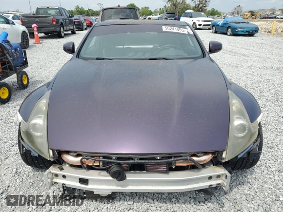 2009 Nissan 370Z Touring with VIN JN1AZ44E09M405999, listed as a Copart auction lot 50241455 with 0 mi miles and Non Repairable. Bid and sale history available at carsss.com. Image 5.