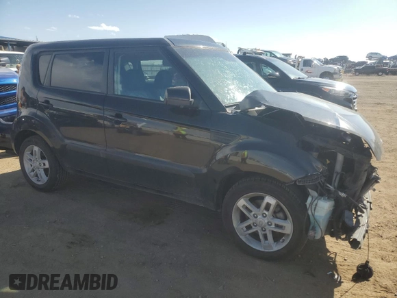 2011 Kia Soul + with VIN KNDJT2A26B7711137, listed as a Copart auction lot 50059265 with 104,354 mi miles and Salvage Title. Bid and sale history available at carsss.com. Image 4.