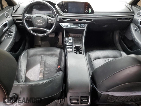 2020 Hyundai Sonata SEL z VIN 5NPEF4JA3LH000813, wystawiony jako Copart lot #50511305 z przebiegiem 57 424 mil mil oraz Szkoda całkowita • Salvage title. Historia ofert i sprzedaży dostępna na DreamBid. Obrazek 8.