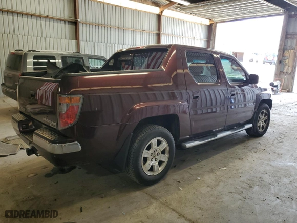 2008 Honda Ridgeline RTL with VIN 2HJYK16558H522163, listed as a Copart auction lot 50266295 with 155,767 mi miles and Salvage Title. Bid and sale history available at carsss.com. Image 3.