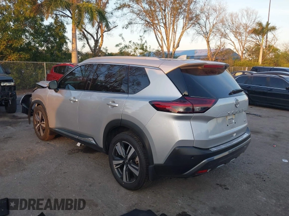 2022 Nissan Rogue SL with VIN 5N1BT3CA4NC718030, listed as a IAAI auction lot 41520978 with 68,532 mi miles. Bid and sale history available at carsss.com. Image 3.