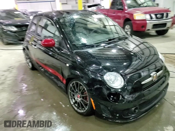 2017 FIAT 500 Abarth z VIN 3C3CFFFH4HT515419, wystawiony jako Copart lot #88055005 z przebiegiem 43 302 mil mil oraz Szkody całkowita. Historia ofert i sprzedaży dostępna na DreamBid. Obrazek 13.