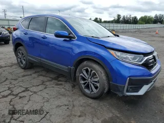 2020 Honda CR-V EX with VIN 7FARW2H50LE014296, listed as a Copart auction lot 61355095 with 40,575 mi miles and Salvage title. Bid and sale history available at DreamBid. Image 4.