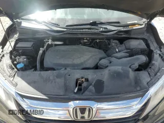 2018 Honda Odyssey EX-L with VIN 5FNRL6H77JB009851, listed as a Copart auction lot 52203155 with 127,575 mi miles and Salvage Title. Bid and sale history available at carsss.com. Image 11.