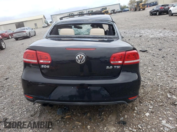 2013 Volkswagen Eos Komfort with VIN WVWBW8AH1DV006523, listed as a Copart auction lot 52037965 with 77,746 mi miles and Salvage Title. Bid and sale history available at DreamBid. Image 6.