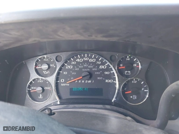 2012 Chevrolet Express Cargo Van with VIN 1GCWGFCAXC1141962, listed as a IAAI auction lot 41833413 with 221,350 mi miles. Bid and sale history available at carsss.com. Image 7.