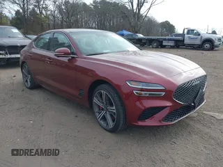 2024 Genesis G70 3.3T Sport Advanced with VIN KMTG54SE0RU139584, listed as a IAAI auction lot 41331264 with 1,183 mi miles. Bid and sale history available at carsss.com. Image 1.
