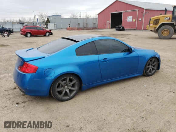 2007 Infiniti G35 with VIN JNKCV54E47M901309, listed as a Copart auction lot 50627875 with 229,592 mi miles and Clean Title. Bid and sale history available at carsss.com. Image 3.