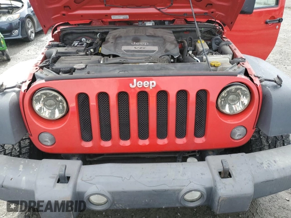 2014 Jeep Wrangler Sport with VIN 1C4AJWAG1EL143206, listed as a Copart auction lot 51167695 with 100,734 mi miles and Salvage Title. Bid and sale history available at carsss.com. Image 11.