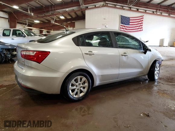 2016 Kia Rio LX with VIN KNADM4A31G6539432, listed as a Copart auction lot 54424495 with 138,819 mi miles and Clean Title. Bid and sale history available at DreamBid. Image 3.