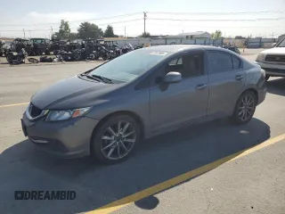 2013 Honda Civic LX with VIN 2HGFB2F55DH549277, listed as a Copart auction lot 61347885 with 252,293 mi miles and Salvage title. Bid and sale history available at DreamBid. Image 1.