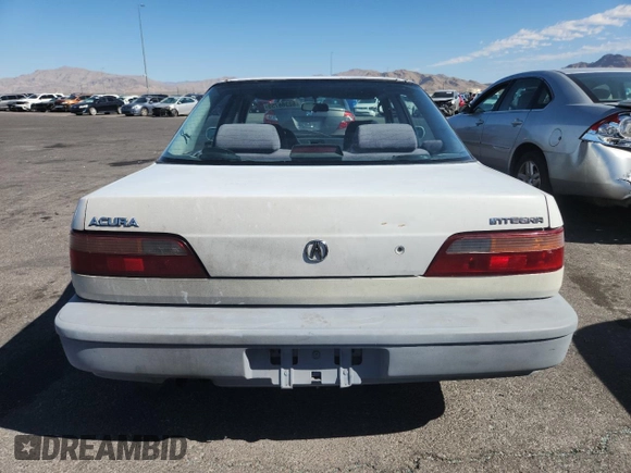 1992 Acura Integra with VIN JH4DB1649NS000455, listed as a Copart auction lot 62386755 with 209,785 mi miles and Salvage title. Bid and sale history available at DreamBid. Image 6.