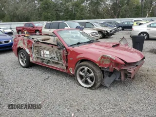 2003 Ford Mustang GT Deluxe with VIN 1FAFP45XX3F332392, listed as a Copart auction lot 87612555 with 0 mi miles and Salvage Title. Bid and sale history available at carsss.com. Image 4.