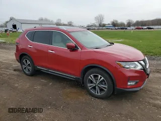 2017 Nissan Rogue S with VIN 5N1AT2MV7HC863588, listed as a Copart auction lot 52952355 with 70,478 mi miles and Salvage Title. Bid and sale history available at carsss.com. Image 4.